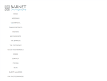 Tablet Screenshot of barnetphotography.com